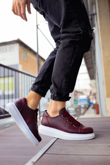 CH253 CBT Mirror Non Erkek Ayakkabı BORDO resmi