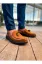 CH002 RST Loafer Verniciata Erkek Ayakkabı TABA resmi