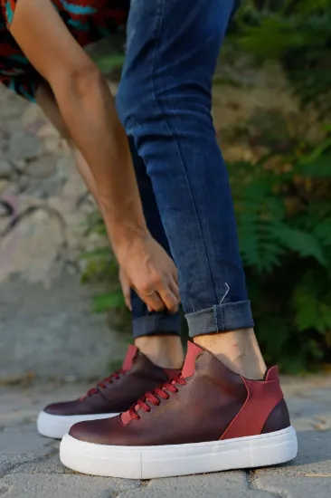 CH004 CBT Hıde Erkek Ayakkabı BORDO resmi