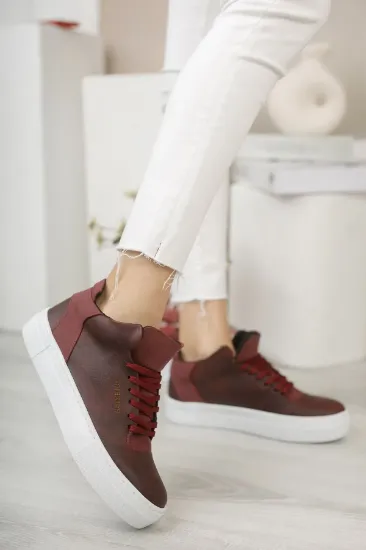 CH004 CBT Hıde Kadın Ayakkabı BORDO resmi
