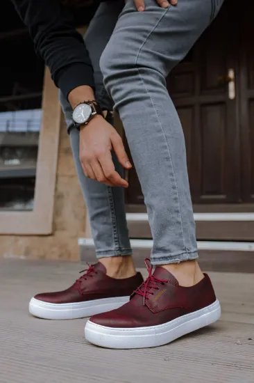 CH005 CBT Pıttı Erkek Ayakkabı BORDO resmi