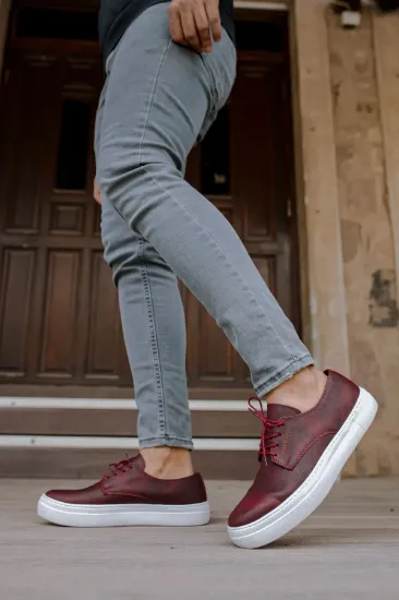 CH005 CBT Pıttı Erkek Ayakkabı BORDO resmi