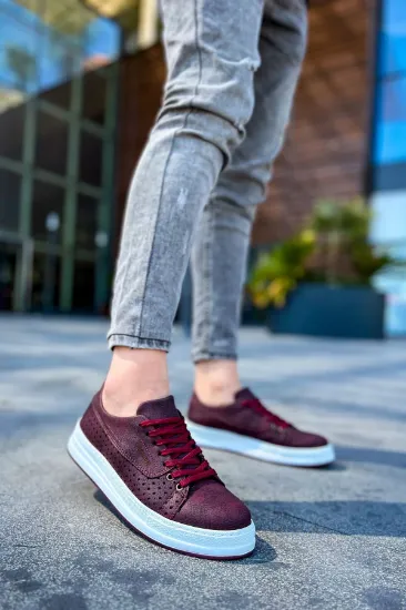 CH043 CBT Cowien Erkek Ayakkabi BORDO resmi