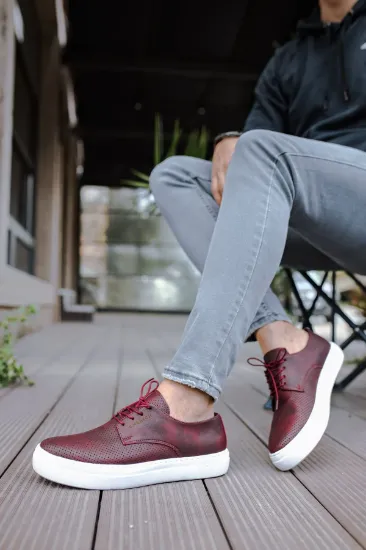 CH061 CBT Rex Erkek Ayakkabı BORDO resmi