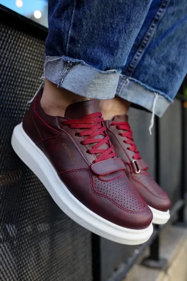 CH073 CBT Flatline Erkek Ayakkabı BORDO resmi