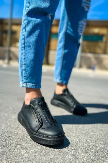 CH092 ST Zip Style Erkek Ayakkabı SIYAH resmi