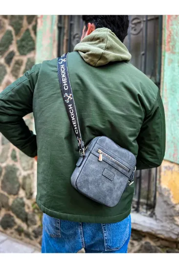 CH102 Stealht Kare Erkek Çanta ANTRASIT resmi