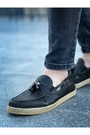 CH141 HT Croco Erkek Ayakkabı SIYAH resmi