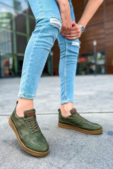 CH157 CKT Retro Erkek Ayakkabı HAKI resmi