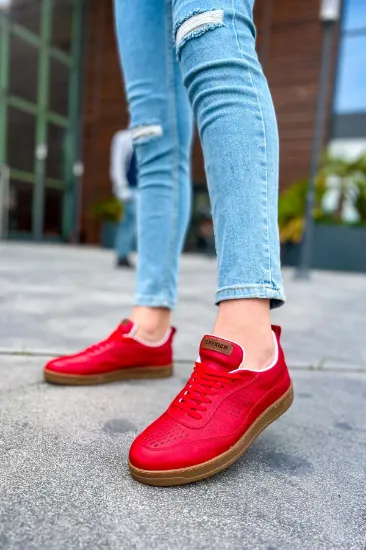 CH157 CKT Retro Erkek Ayakkabı KIRMIZI resmi