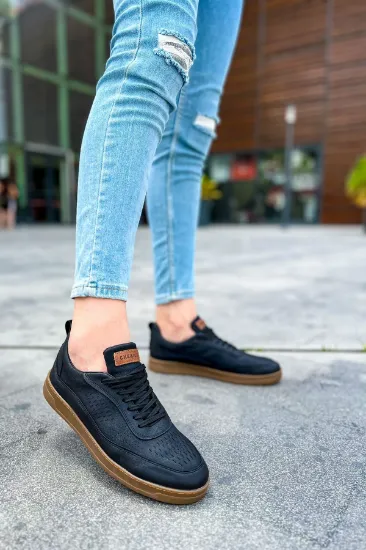 CH157 CKT Retro Erkek Ayakkabı SIYAH resmi