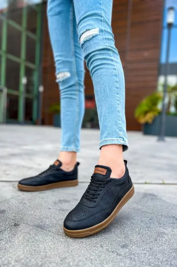 CH157 CKT Retro Erkek Ayakkabı SIYAH resmi
