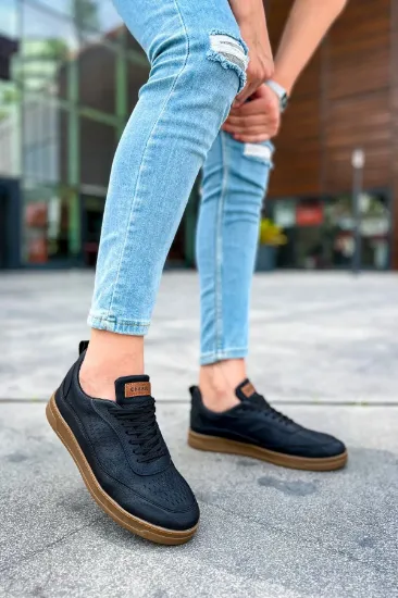 CH157 CKT Retro Erkek Ayakkabı SIYAH resmi