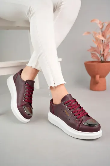 CH175 CBT Mirror Kadın Ayakkabı BORDO resmi