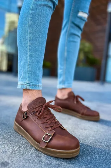 CH191 CKT Side Buckle Erkek Ayakkabı TABA resmi
