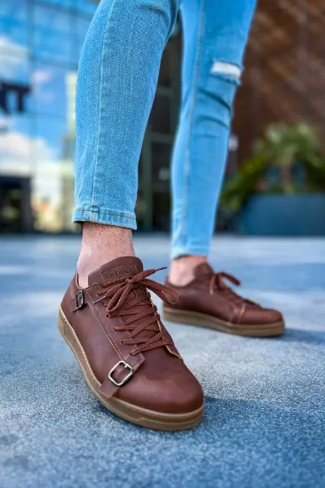 CH191 CKT Side Buckle Erkek Ayakkabı TABA resmi