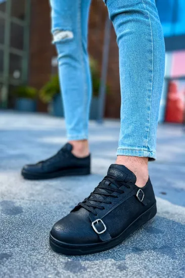 CH191 CST Side Buckle Erkek Ayakkabı SIYAH resmi