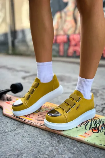 CH251 SBT Mirror Suede Kadın Ayakkabı CAMEL resmi