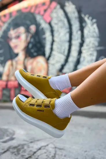 CH251 SBT Mirror Suede Kadın Ayakkabı CAMEL resmi