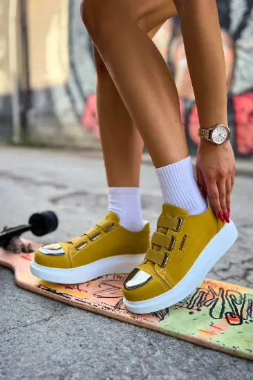 CH251 SBT Mirror Suede Kadın Ayakkabı CAMEL resmi