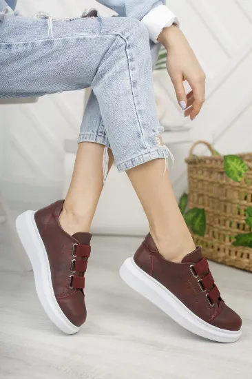 CH253 CBT Mirror Non Kadın Ayakkabı BORDO resmi