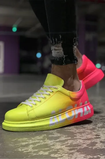 CH254 CBT Pittura Erkek Ayakkabı 401 ALH SARI / PEMBE resmi