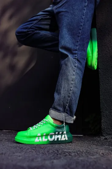 CH254 CBT Pittura Erkek Ayakkabı 403 ALH YESIL / KOYU YESIL resmi