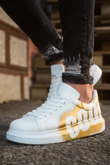 CH254 CBT Pittura Erkek Ayakkabı 429 BEYAZ / SARI COOL resmi
