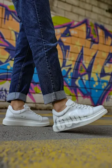 CH254 CBT Pittura Erkek Ayakkabı 434 BEYAZ / GÜMÜS COOL resmi
