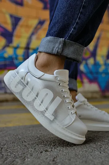 CH254 CBT Pittura Erkek Ayakkabı 434 BEYAZ / GÜMÜS COOL resmi