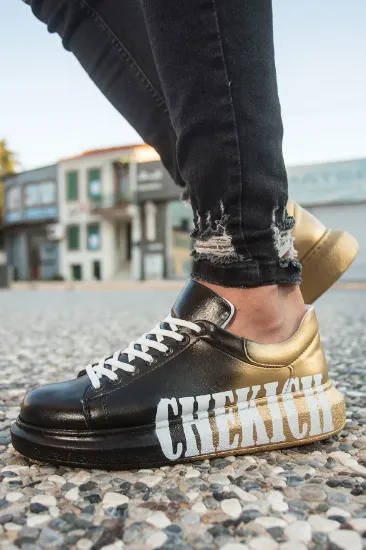 CH254 CBT Pittura Erkek Ayakkabı 438 SIYAH / SARI CHEKICH resmi
