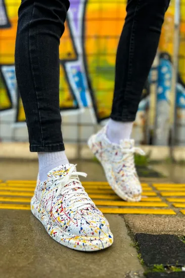CH254 CBT Pittura Erkek Ayakkabı 470 SARI / KIRMIZI / MAVI resmi