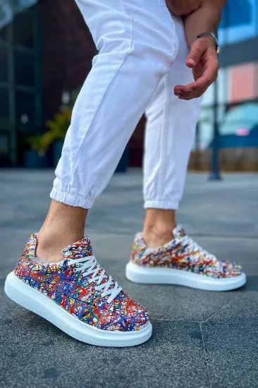 CH254 CBT Pittura Erkek Ayakkabı 537 CRAZY SPLUSH BEYAZ resmi