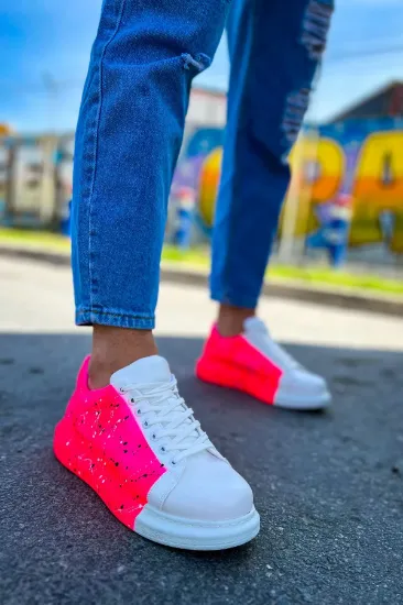CH254 CBT Pittura Erkek Ayakkabı 544 NEON FUSYA resmi