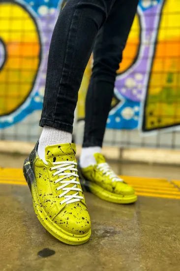CH254 CBT Pittura Erkek Ayakkabı 546 YESIL SIYAH SPLUSH resmi