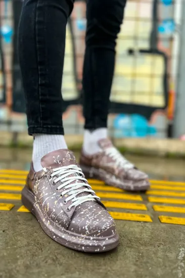 CH254 CBT Pittura Erkek Ayakkabı 548 KAHVE / BEYAZ SPLUSH resmi