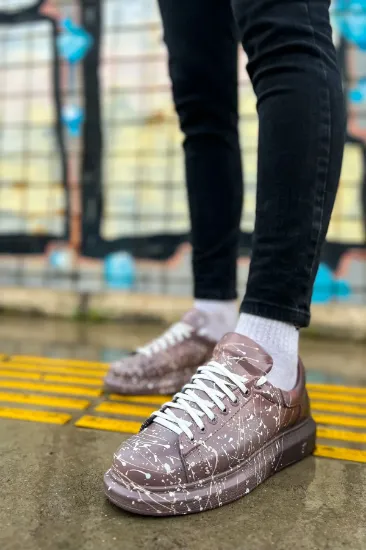 CH254 CBT Pittura Erkek Ayakkabı 548 KAHVE / BEYAZ SPLUSH resmi