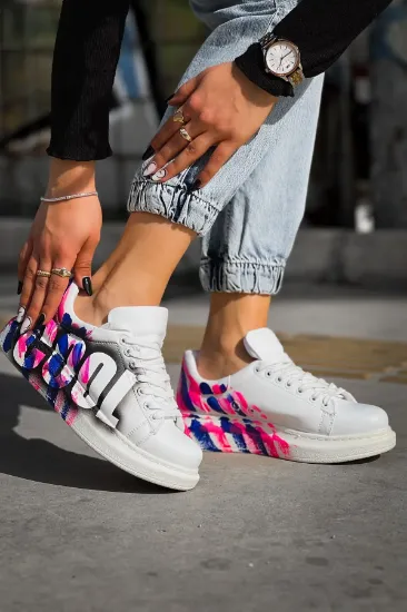 CH254 CBT Pittura Kadın Ayakkabı 486 PEMBE / MAVI COOL resmi