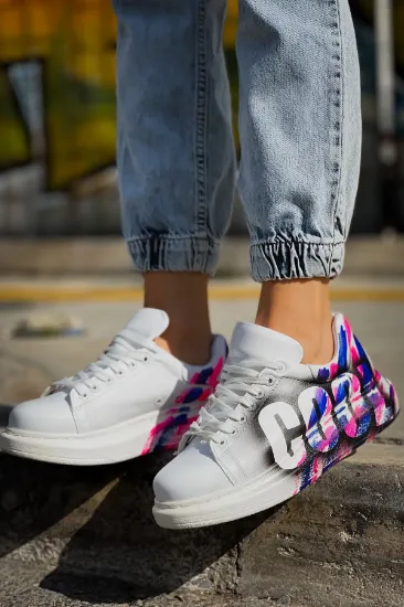 CH254 CBT Pittura Kadın Ayakkabı 486 PEMBE / MAVI COOL resmi