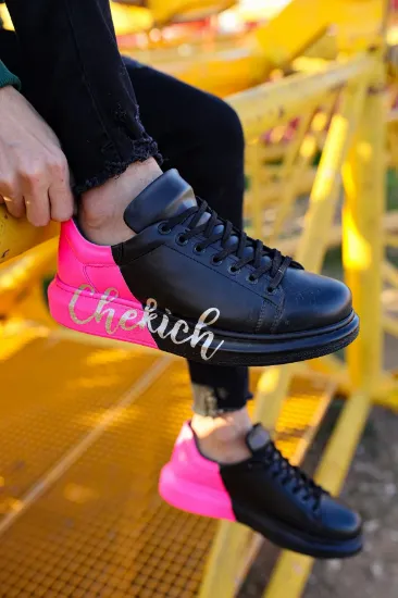 CH254 CST Pittura Erkek Ayakkabı 477 SIYAH / PEMBE  CHEKICH resmi