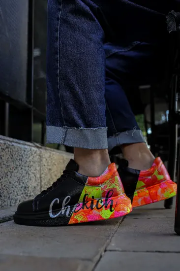 CH254 CST Pittura Erkek Ayakkabı 481 SIYAH / SARI CHEKICH resmi