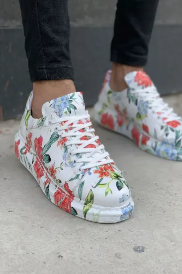 CH255 CBT Colorfull Erkek Ayakkabı ÇIÇEKLI resmi