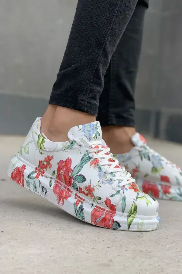 CH255 CBT Colorfull Erkek Ayakkabı ÇIÇEKLI resmi