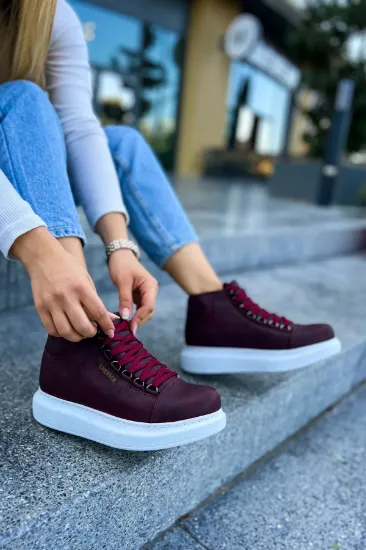 CH258 CBT Roma Kadın Bot BORDO resmi