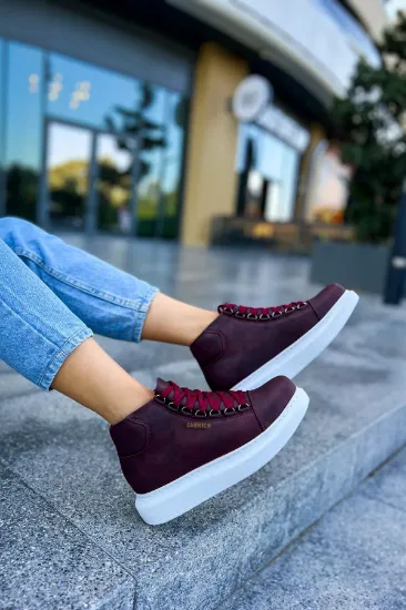 CH258 CBT Roma Kadın Bot BORDO resmi