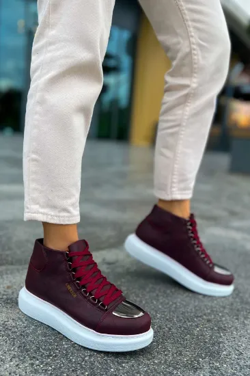 CH267 CBT Roma Mirror Kadın Bot BORDO resmi