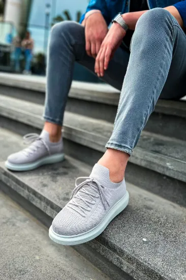 CH307 RT Tricot Erkek Ayakkabı GRI resmi