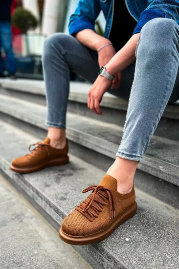 CH307 RT Tricot Erkek Ayakkabı KAHVE resmi