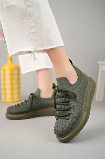CH307 RT Tricot Kadın Ayakkabı HAKI resmi