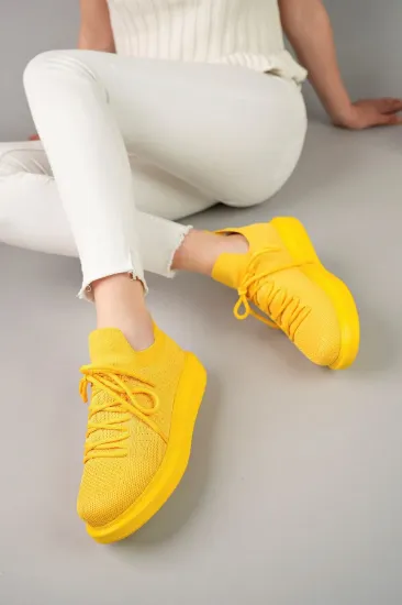 CH307 RT Tricot Kadın Ayakkabı SARI resmi